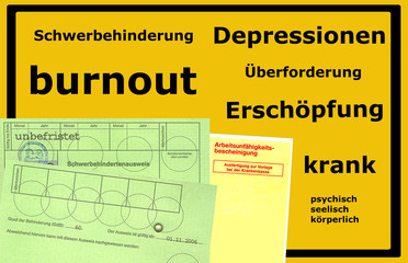 Burnout, Schild - 35931408