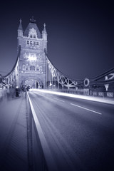Fototapeta na wymiar On the Tower Bridge