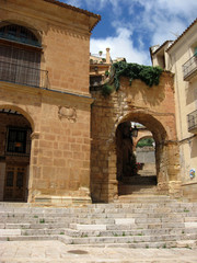 Obraz premium Main square Plaza Mayor Alcaraz village Albacete province Casti