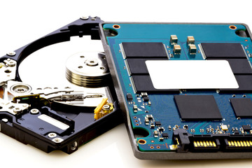 SSD vs HDD, new vs old, new technology with no mechanical elemen