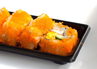 japanese sushi isolated