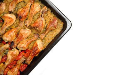 grilled chicken legs