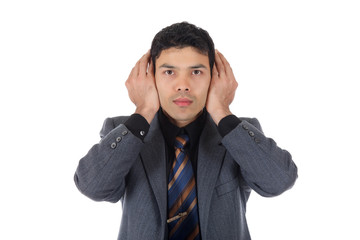 Attractive Nepalese businessman, quiet