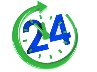 24 h Button