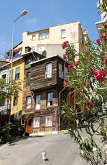 Fototapeta na wymiar traditional house in istanbul old town turkey