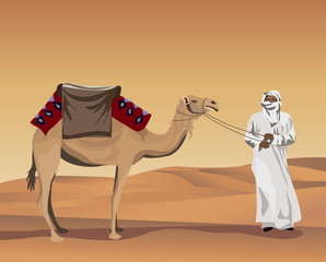 Bedouin and Camel
