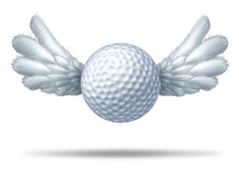 Golf and golfing symbol