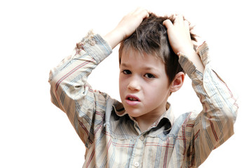 enfant parasite poux