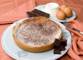 torta ricotta e cioccolato