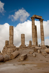 Tempio di Ercole di Amman da vicino