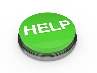 3d button help green