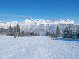 Winter in the alps