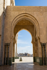 Fototapeta na wymiar Meczet Hassana II Casablanca