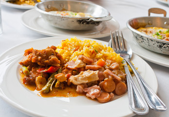 Thai food  in hotel