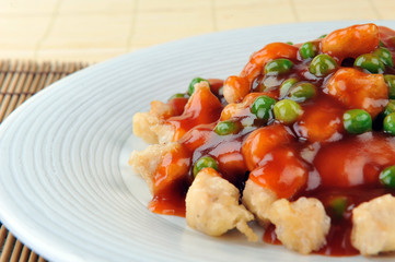 chicken with red sauce