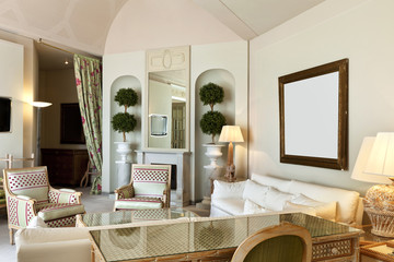 interior luxury apartment, comfortable suite