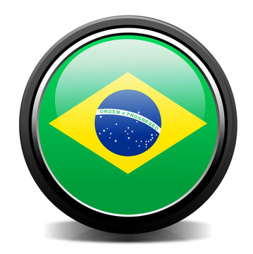 brazil flag button