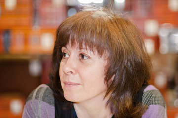 middle-aged woman