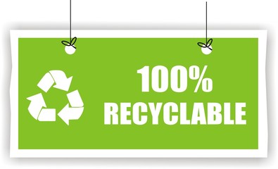 pancarte 100% recyclable