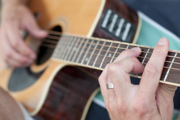 Fototapeta premium Guitar Player