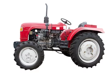 Wall murals Tractor small tractor