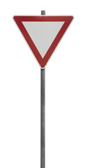 priority traffic sign