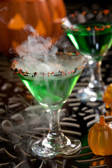 Halloween drinks - Witch Blood Martini