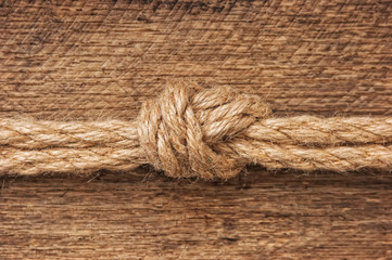 Rope with knots