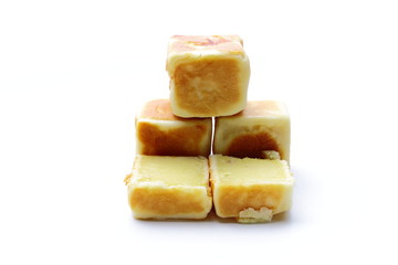 Ground pea on square shape eat on snack time