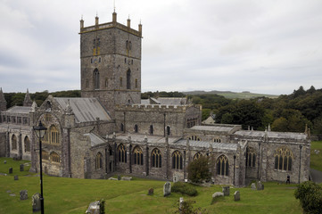 Saint Davids Cathedral in Pembrokeshire, South Wales