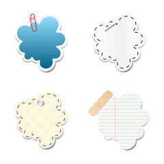 Set of different speech bubbles