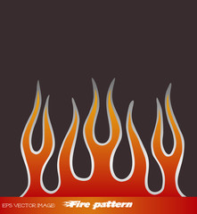 eps Vector image: Fire pattern