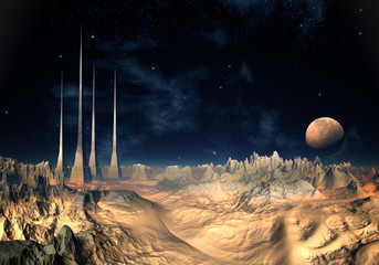 Andia's Pylons - Alien Planet Part 1