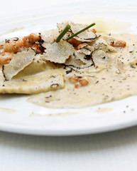 shrimps and truffles