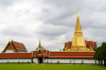 Wat phra kaew, Grand palace, Bangkok, Thailand