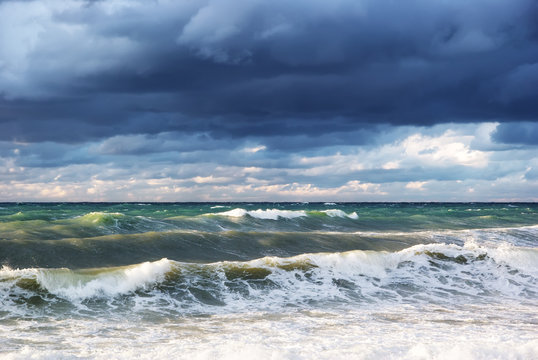 Storm on the sea
