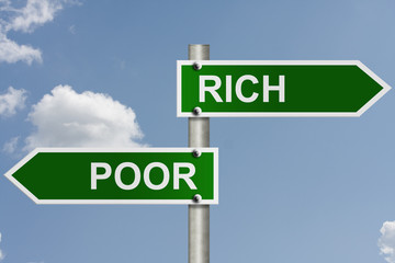 The way to rich or poor