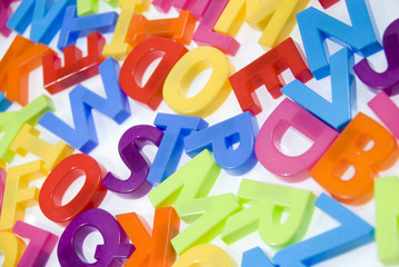 Colourful Childrens Toy Magnetic Alphabet Letters