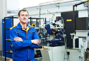 worker at tool workshop