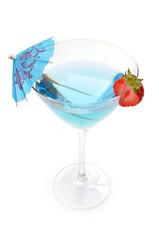 Blue cocktail