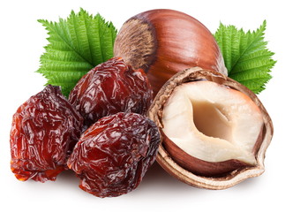 Filberts and the three raisinss