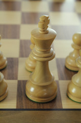 Wooden Chess King