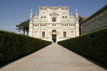 Fototapeta na wymiar Pavia - La Certosa