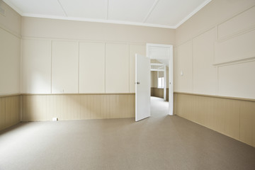 empty white room