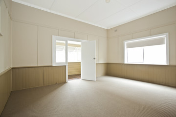 empty white room