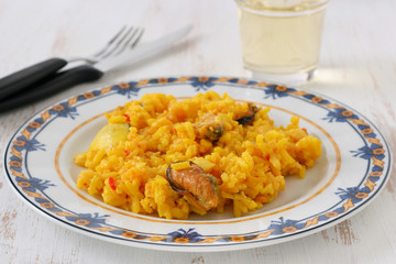 rice with seafood