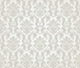 Fototapety  Vector seamless floral damask pattern