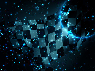 Abstract racing background