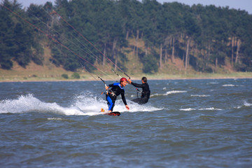 kitesurfers