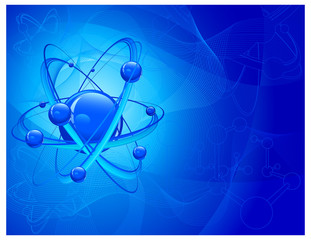 Atom molecular background